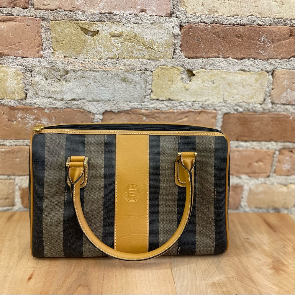 Vintage Fendi Penguin stripe bag
